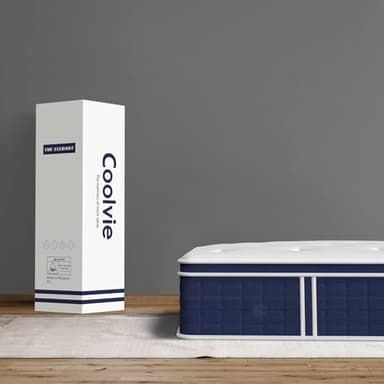Coolvie Queen Mattress Firm, Strong Coils Hybrid Mattresses for Extra Lumbar & Hip Support, Cooling Knit Fabric Cover- CertiPUR-US® Certified Foam/ 80x60x12, 12 Inch Mattress Queen Size in a Box - Image 6