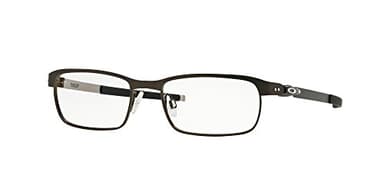 Oakley Men's Ox3184 Tincup Rectangular Prescription Eyeglass Frames, Powder Pewter/Demo Lens, 54 mm - Image 1