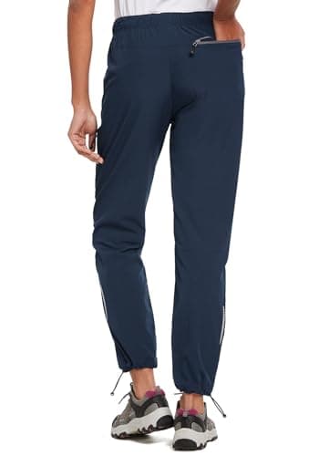 baleaf Travel Pants Women Hiking Long Tall Lightweight Quick Dry Water Resistant Cargo Pants 31'' Navy Blue Size L - Image 3
