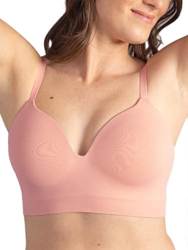 SHAPERMINT Bras for Women - Lingerie Bra, Bralettes for Women with Support, No Underwire Plus Size Bras for Women Rose Tan - Image 1
