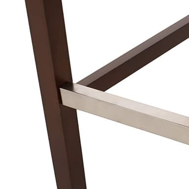 Christopher Knight Home Spencer Contemporary Wingback Barstools (Set of 2), Cognac Brown and Espresso, Faux Leather - Image 7
