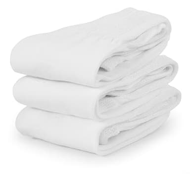 BomKinta Crew Slouch Socks Women - Retro Scrunch Short Sock - Soft Solid Ankle Socks Size 5-11 3 Pair White White White - Image 5