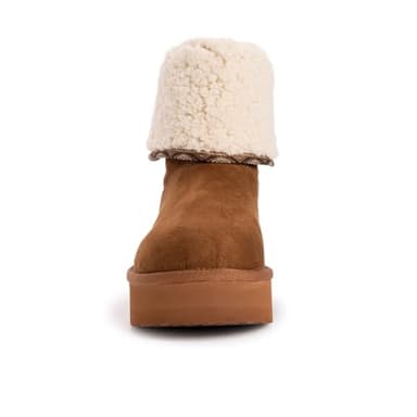 MUK LUKS Women's Amelia Boot, Brown, 10 - Image 5