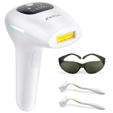 XSOUL At-Home IPL Hair Removal for Women and Men Permanent Hair Removal 999,999 Flashes Painless Hair Remover on Armpits Back Legs Arms Face Bikini Line, Corded - Image 1