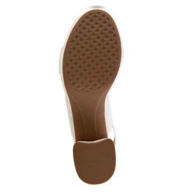 Aerosoles Women's CAMILIA Heeled Sandal, Bright White Faux Leather, 9 - Image 4