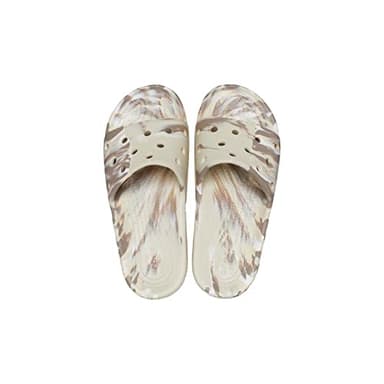 Crocs Unisex-Adult Classic Tie Dye Slides, Bone/Multi, 2 Men/4 Women - Image 5