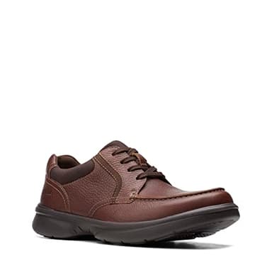 Clarks Men's Bradley Vibe Oxford, Tan Tumbled Leather, 14 - Image 3
