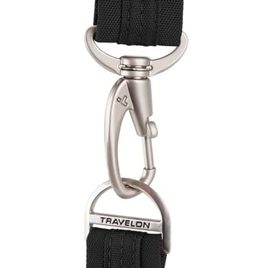 Travelon Anti-theft Classic Slim Double Zip Crossbody Bag, Black, One Size - Image 10