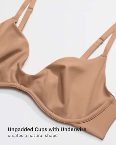 INLYRIC Women's Inbarely Plus Plunge Bra - Unlined Underwire Sexy Demi Balconette Bras Black 34B - Image 3