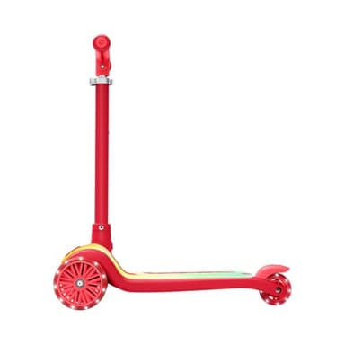 Jetson Halos Three-Wheel Light Up Kick Scooter, Light up Stem & Wheels, Height Adjustable Handlebar, Rear Brake, Ages 3+, JHALOS-RED - Image 3