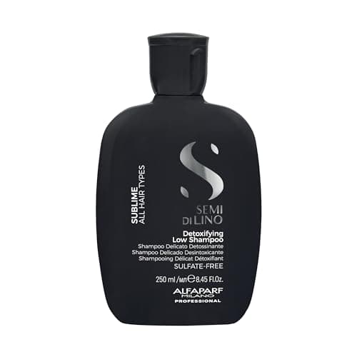 ALFAPARF MILANO Semi di Lino Sublime Sulfate Free Detox Shampoo - Detoxifying Shampoo - Gentle Hard Water Shampoo for Oily Hair - Cleansing Scalp Build Up and Impurity Remover (8.45 fl oz) - Image 1