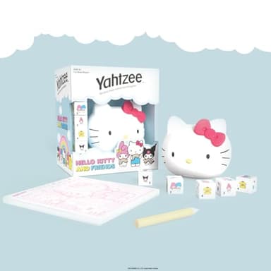 YAHTZEE: Hello Kitty and Friends, Collectible Head Dice Cup, Classic Family Dice Game, Officially Licensed Sanrio Game & Merchandise - Image 6