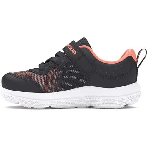 Under Armour Girls' Infant Assert 10 Alternate Closure, (103) Anthracite/White/Flare Orange, 6K, US - Image 1