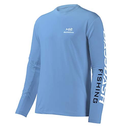 BASSDASH Fishing T Shirts for Men UV Sun Protection UPF 50+ Long Sleeve Tee T-Shirt - Image 1