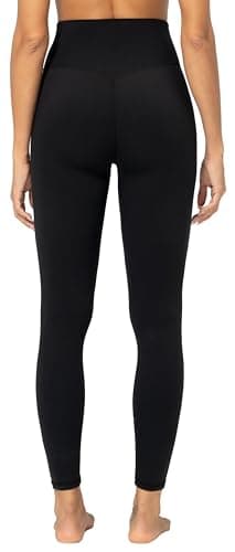 Sunzel Sunzfly Leggings for Women with Tummy Control High Waisted Yoga Pants 7/8 Length for Workout (Black, Medium) - Image 3