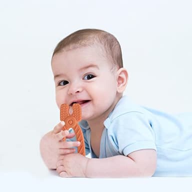 Fu Store 8 Pack Soft Silicone Teething Toys for 0-12Months 6-24 Months Toddlers Infant Hammer Tools Shape Baby Teethers Relief Soothe Babies Gums Set - Image 8