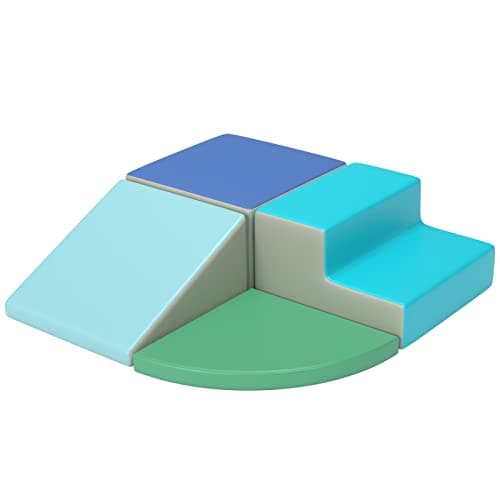 CMFYDAILY 4 Pieces Kids Climbing Toys for Toddlers 1-3, Lightweight Couch Kids for Crawling and Sliding, Soft Play Equipment Foam Blocks Climber, Indoor Climb and Crawl Activity Play Set - Image 1