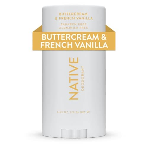 Native Aluminum-Free Clean Deodorant with Natural Derived Ingredients, 72HR odor control | Deodorant for Women and Men | Baking Soda, Coconut Oil, Shea Butter | Buttercream & Vanilla - Image 1