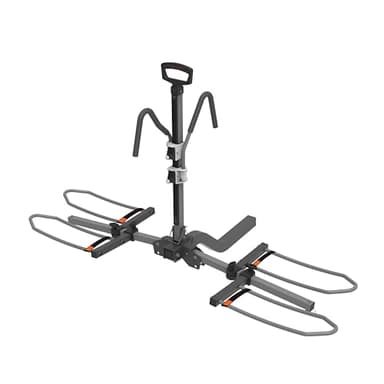 HYPERAX Volt 2 - E Bike Hitch Mounted Platform Style 2 Bikes Carrier for Car, SUV, Trucks, Sedan, Tilting e-Bike Rack for Hitch Fits Up to 2 X 70 lbs Bike with Up to 5" TIRE - NO RV USE! - Image 1