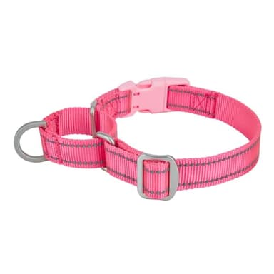 YUDOTE Reflective Martingale Collar for Dogs with Quick Snap Buckle Anti-Pull Nylon Safe Slip Collars for Easy Walking,Hot Pink,Large - Image 5