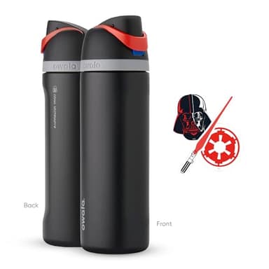 Owala Star Wars FreeSip Insulated Stainless Steel Water Bottle with Straw for Sports and Travel, BPA-Free Sports Water Bottle, 24 oz, Darth Vader - Image 6