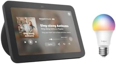 Echo Show 8 with TP-Link Tapo Smart Color Bulb - Image 4