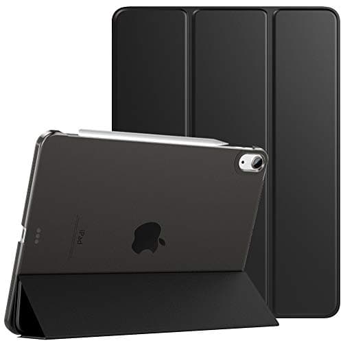 TiMOVO for iPad Air 11 Inch Case (M3/M2-2025/2024), iPad Air 5th Generation 2022/4th Gen 2020 10.9 Inch, Slim Hard Translucent Back Cover, Support Auto Wake/Sleep - Black - Image 1