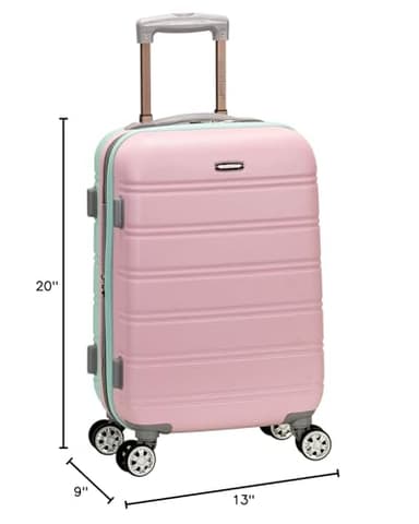 Rockland Melbourne Hardside Expandable Spinner Wheel Luggage, Mint, Carry-On 20-Inch - Image 11