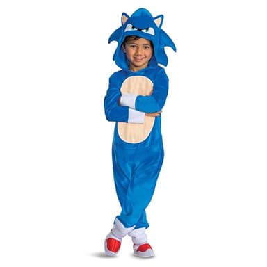 Disguise Sonic Costume for Toddlers, Official Sonic Movie 3 Posh Halloween Costume with Detachable Tail, Toddler Size (12-18 Mth) - Image 4