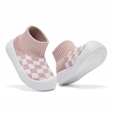 Baby Boy Girl Non-Skid Indoor Infant Walking Shoes Breathable Warm Elastic Sock Shoes with Memory Sole Protect Toes Outdoor Sneakers - Image 6