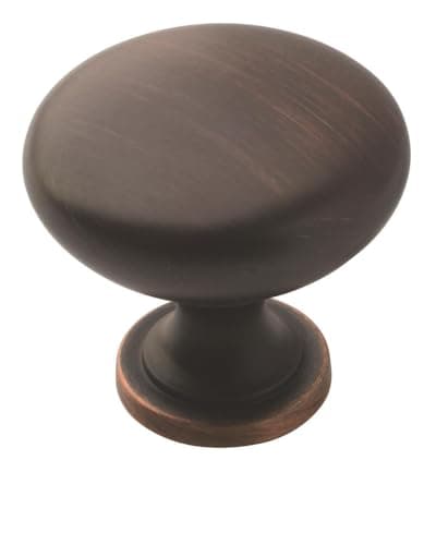 Amerock | Cabinet Knob | Oil Rubbed Bronze | 1-1/4 inch (32 mm) Diameter | Edona | Drawer Knob | Cabinet Hardware (Pack of 25) - Image 1