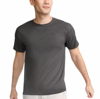 Champion mens Classic Jersey Tee Shirt, Granite Heather, X-Large US - Image 4