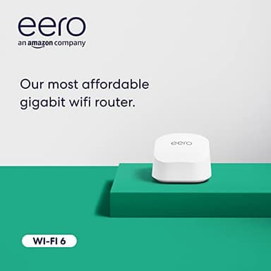 Like-New Amazon eero 6+ mesh wifi router - Supports internet plans up to 900 Mbps, Coverage up to 1,500 sq. ft., Connect 75+ devices, 1-pack - Image 7