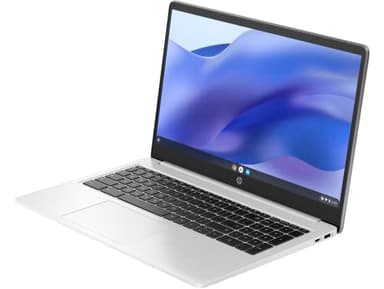 HP Chromebook 15 15.6" HD (Intel Pentium N6000, 8GB RAM, 128GB Storage (64GB eMMc + 64GB SD Card), UHD Graphics, Numeric KB) Home & Student Laptop, Anti-Glare, Webcam, Wi-Fi, Chrome OS, Silver - Image 3