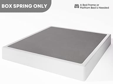 RLDVAY Box-Spring-Full, 9 inch Metal Full Size Box Spring Only, Heavy Duty Full Box Spring with Fabric Cover, Easy Assembly, Non Slip, Noise Free - Image 4
