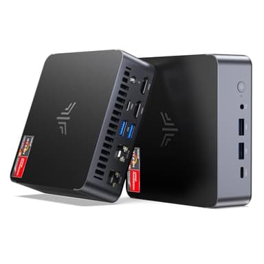 KAMRUI AM21 Mini Gaming PC Ryzen 9 6900HX (Up to 4.9Ghz), Mini Desktop Computers, 16GB DDR5 4800 MHz 512GB M.2 2280 SSD, Dual LAN, Dual NVMe PCIe 4.0 SSD Slots, WiFi 6, BT5.2, 4K@60Hz - Image 1