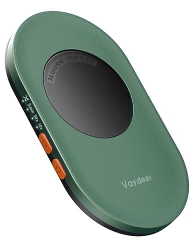Vaydeer Ultra Slim Mouse Mover, Air 3 Mouse Jiggler with Adjustable Interval Timer, Undetectable & Noiseless, Simulates Realistic Movement, Driver-Free Shaker for Keeping The PC Active (Dark Green) - Image 1