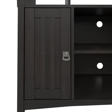 Bush Furniture Salinas Accent Storage Cabinet with Doors in Vintage Black - Image 4