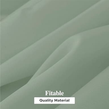 Fitable 6 Pack Sage Green Rectangle Table Clothes - 70 x 120 Inch - Wrinkle and Stain Resistant Fabric Tablecloths, Washable Polyester Table Covers for Wedding, Party, Banquet, Formal Events - Image 9