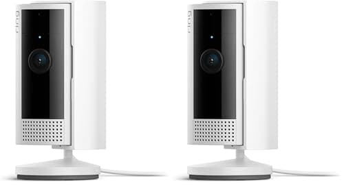 Ring Indoor Cam — Home or business security in 1080p HD video — 2-pack, White - Image 1