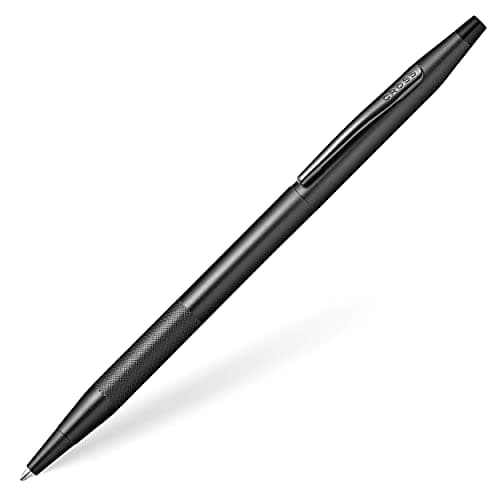 Cross Classic Century Refillable Ballpoint Pen Presented in a Luxury Gift Box - Medium Point, Black Ink, Black Micro-knurl - Image 1