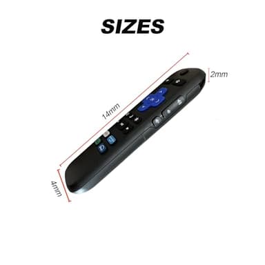 Roku Remote Replacement Compatible for TCL Roku/Hisense Roku/Onn Roku/Sharp Roku/Element Roku/Westinghouse Roku/Philips Roku/Insignia Roku/Jvc Roku/RCA Smart TVs(2 Pack) - Image 8