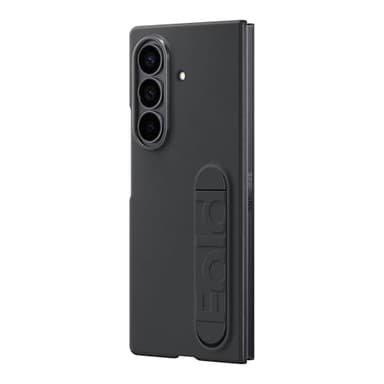 Samsung Galaxy Z Fold7 Silicone Phone Case, Protective Cover with Stand, Secure Grip, Soft, Comfortable Design, US Version, Black - Image 4