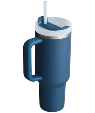 STANLEY Quencher H2.0 Tumbler with Handle and Straw 40 oz | Flowstate 3-Position Lid | Cup Holder Compatible for Travel | Insulated Stainless Steel Cup | BPA-Free | Stargaze - Image 3