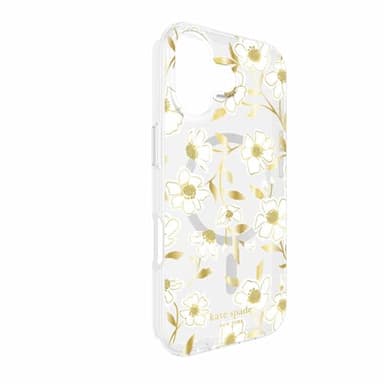 Kate Spade New York iPhone 17 Case - Compatible with MagSafe - Designer Phone Case - Sunshine Floral Gems - Image 4