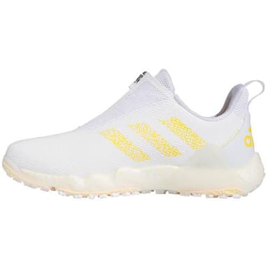 adidas Men's CodeChaos 22 BOA Spikeless Golf Shoes, Footwear White/Spark/Crystal White, 9.5 - Image 5