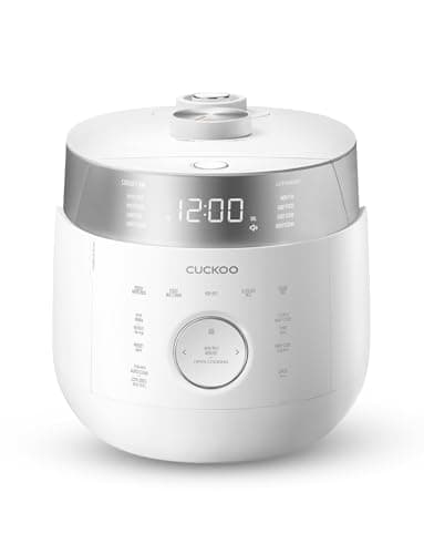 CUCKOO 6-Cup Uncooked / 12-Cup Cooked Induction Heating Twin Pressure Rice Cooker, 16 Menu Modes, Multi-Language Voice Guide, Versatile Grain Multi-Cooker & Pressure Cooker (CRP-LHTR0609FW) - Image 1