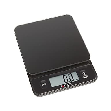 Taylor Glass Top Food Scale with Touch Controls, 11 lb Capacity, Sleek Black Design for Precision Food Measurement in Grams and Ounces - Image 8