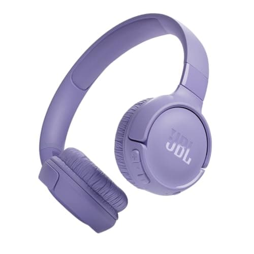 JBL Tune 520BT - Wireless On-Ear Headphones, Up to 57H Battery Life and Speed Charge, Lightweight, Comfortable and Foldable Design, Hands-Free Calls with Voice Aware (Purple) - Image 1