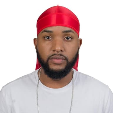 4PCS Silky Durags for Men Women 360 Waves with 1 Wave Cap, Silky Satin Durag Extra Long Tails - Image 3
